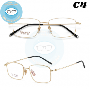 Gọng kính kim loại mã 6228